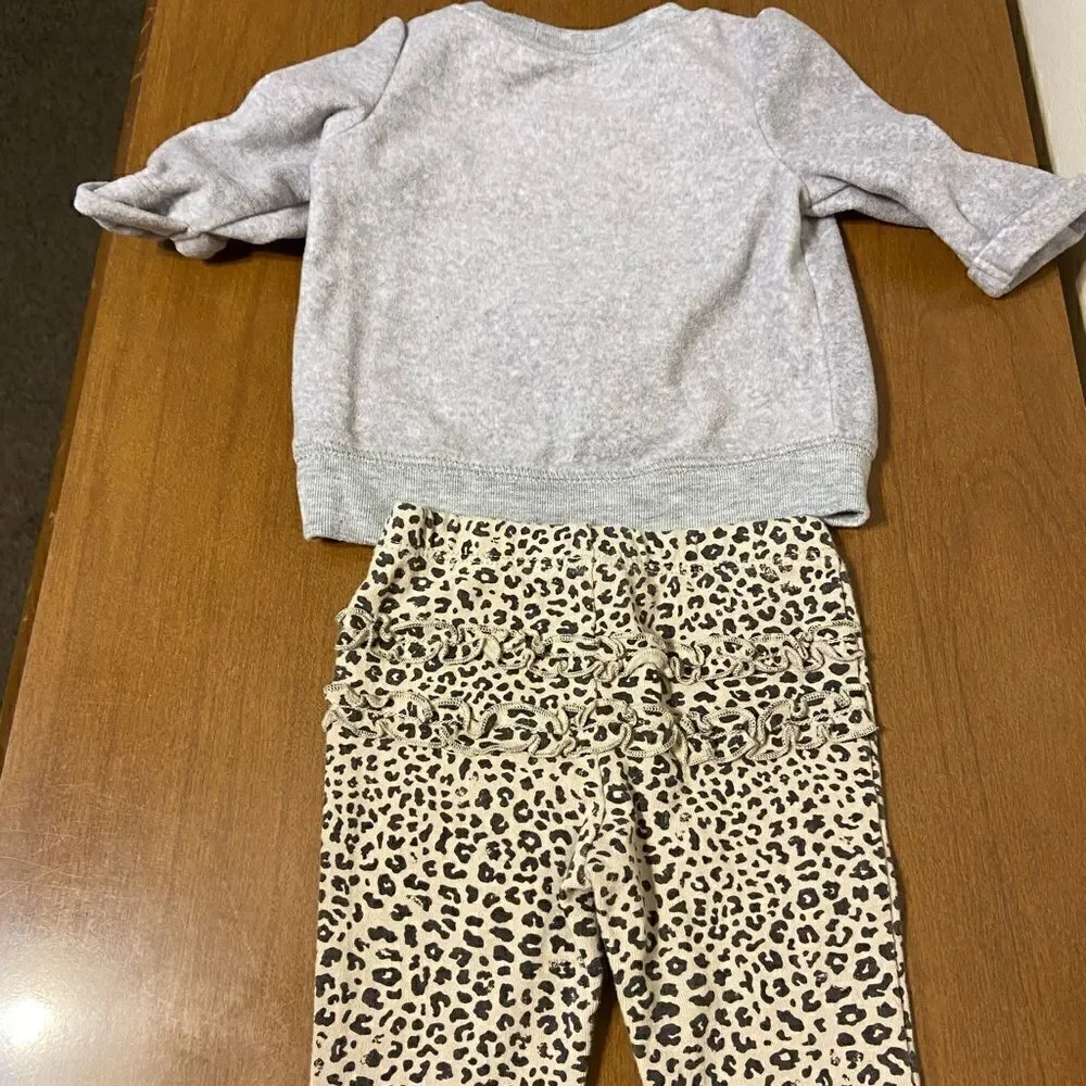 Carters 2 piece long sleeve with pants outfit
